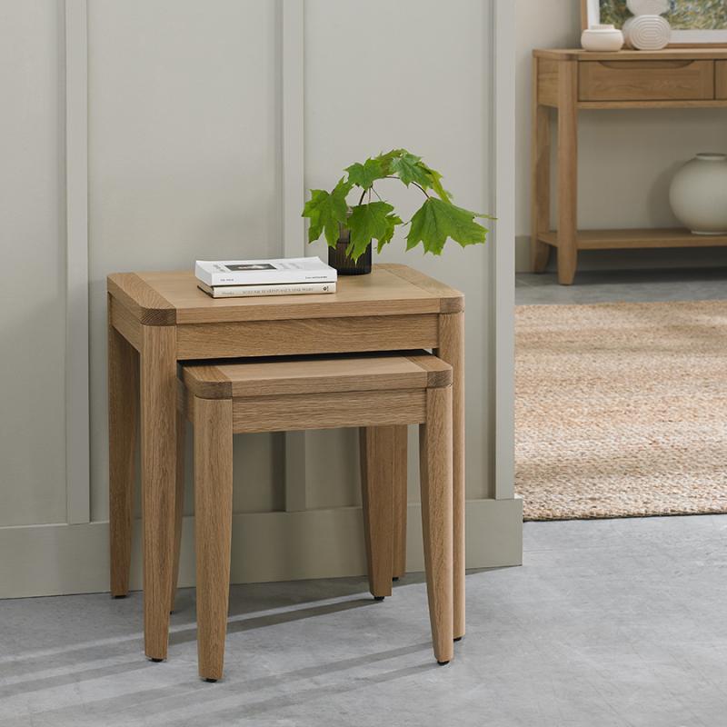 Valais Oak Nest Of Tables